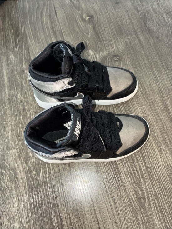 Nike Other - Nike Kids Black and Silver Mid-Top Sneakers